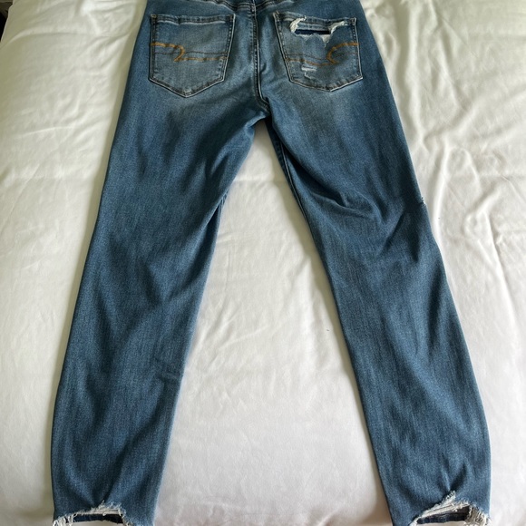 American Eagle Next Level Stretch Ripped Skinny Jeans - Picture 4 of 6